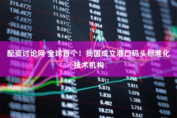 配资讨论网 全球首个！我国成立港口码头标准化技术机构